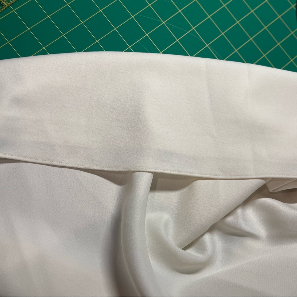 BHLDN Elegant One-Shoulder White Dress - Picture 8 of 12